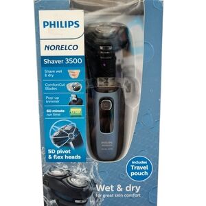 Philips Norelco Shaver 3500 Wet & Dry New